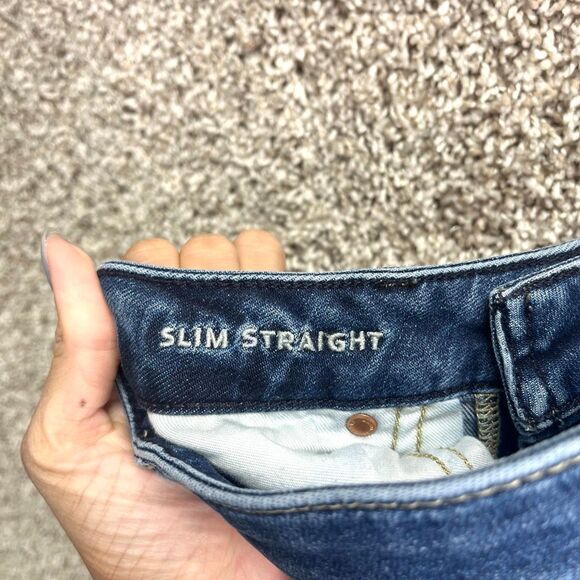 American Eagle Jeans Men’s 31x32 AirFlex+ Slim Straight Blue Denim - Picture 7 of 8